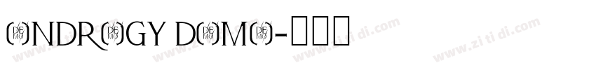 ANDRIGY DEMO字体转换